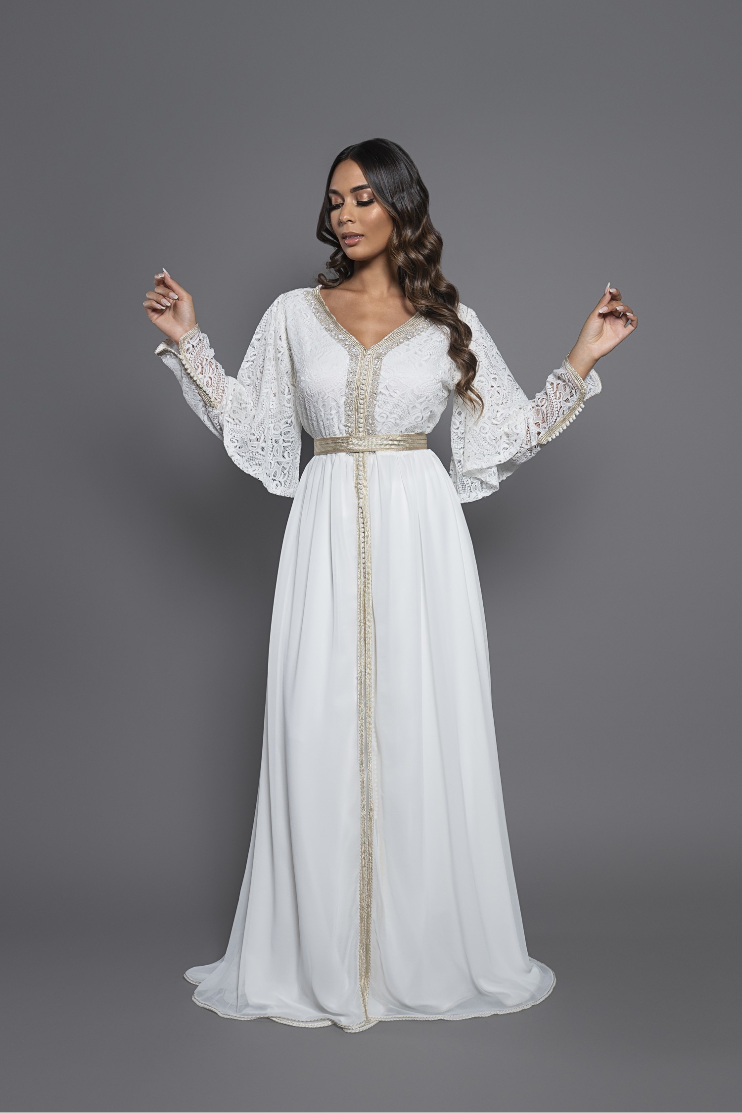 Caftan Blanc Caftan Marocain MariÃ©e Robe Marocaine Takchita