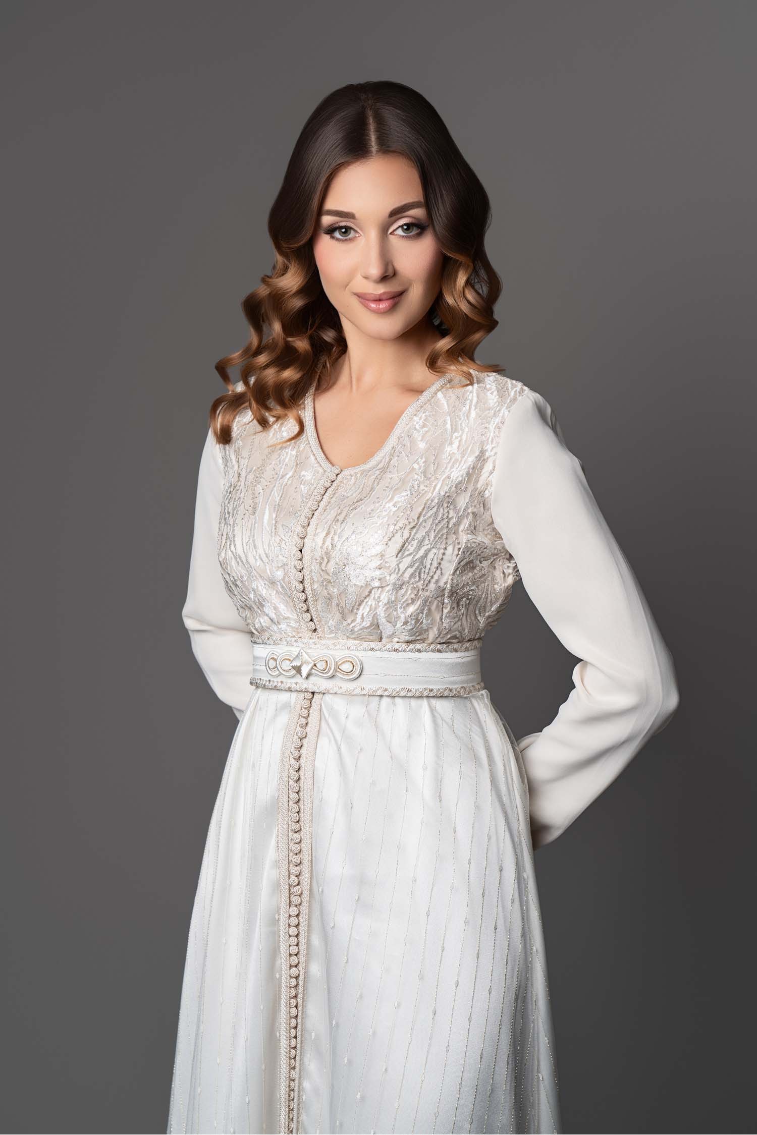 Caftan Narjis White main image 1