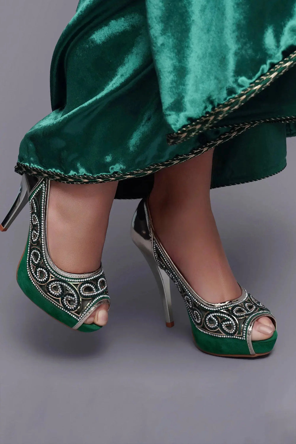 Escarpins du soir, chaussure pour le soir 
