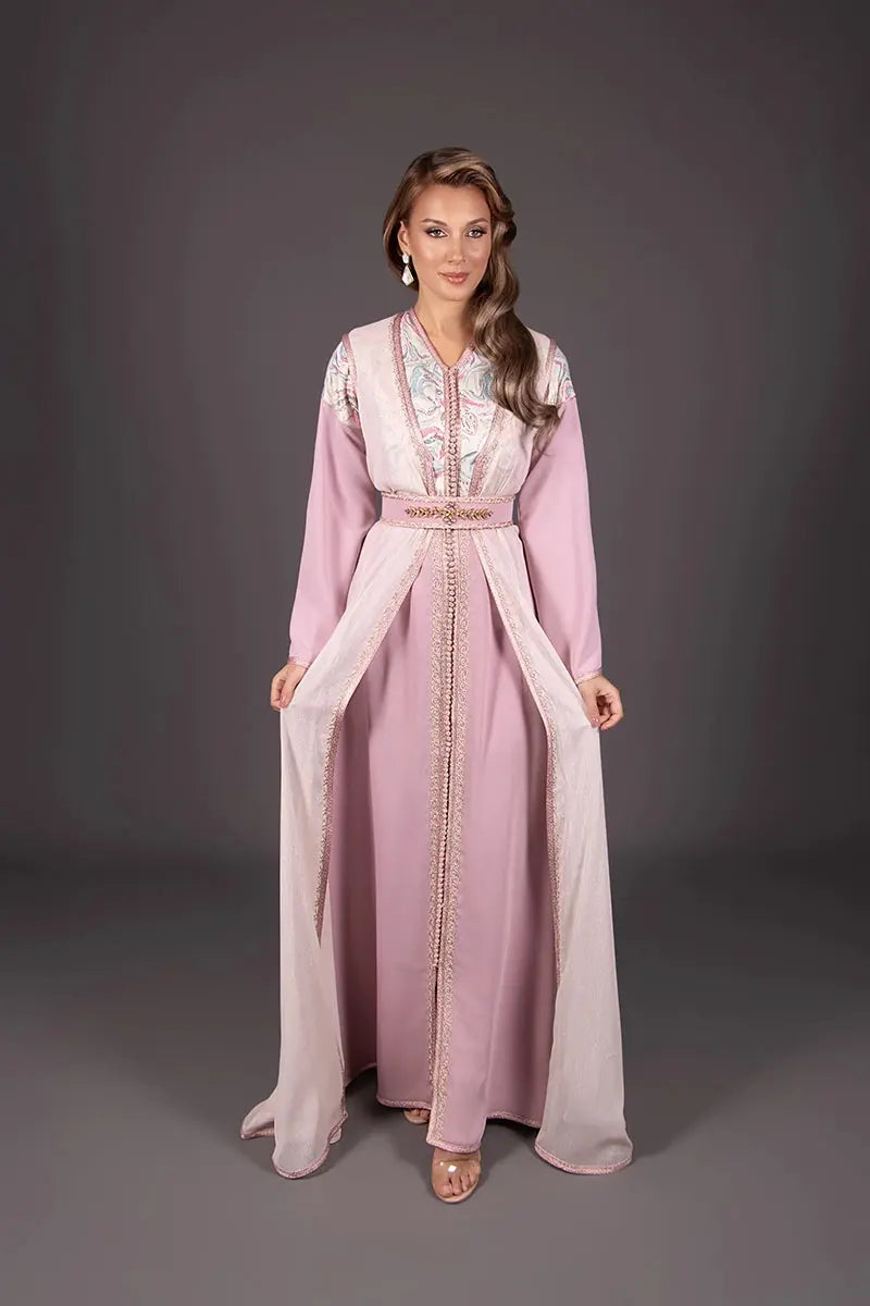 women's Moroccan kaftan for an oriental wedding