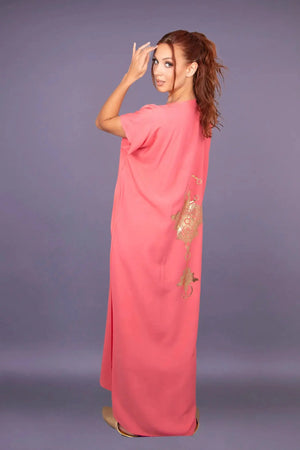 Robe maison orange 