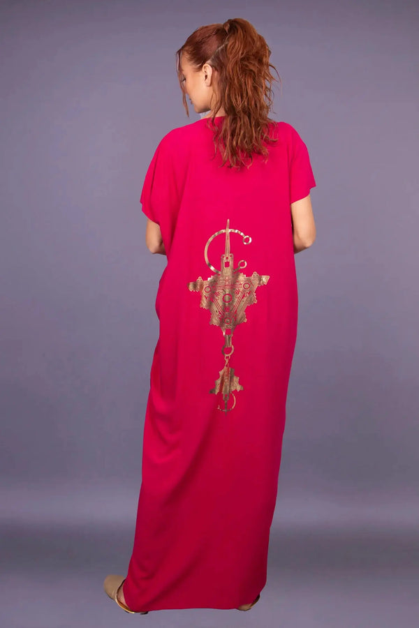 robe arabe fuschia akira 