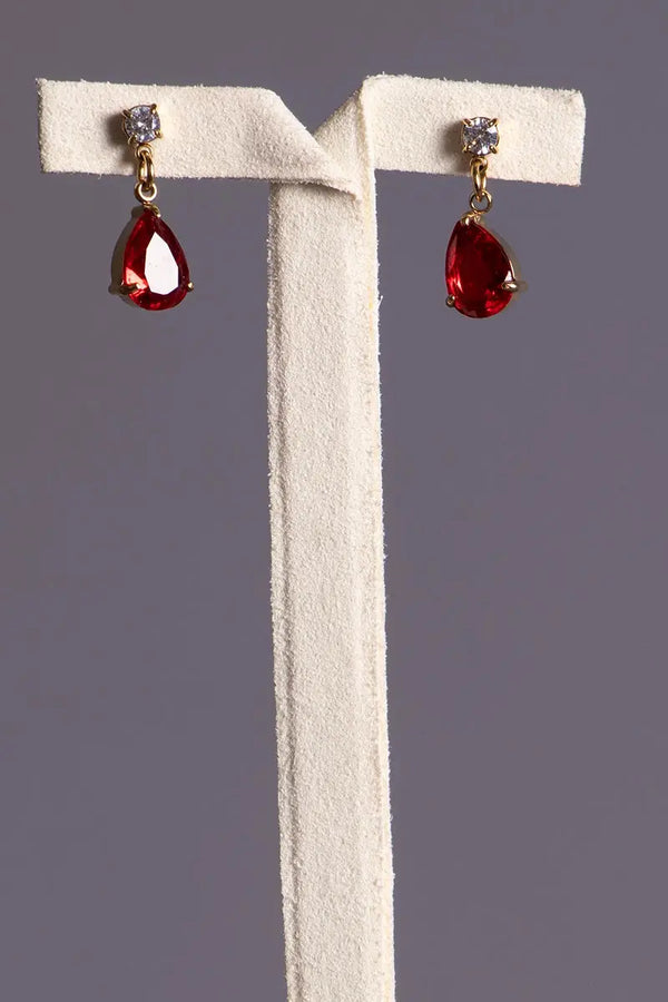 boucles d'oreille pierre bordeau 