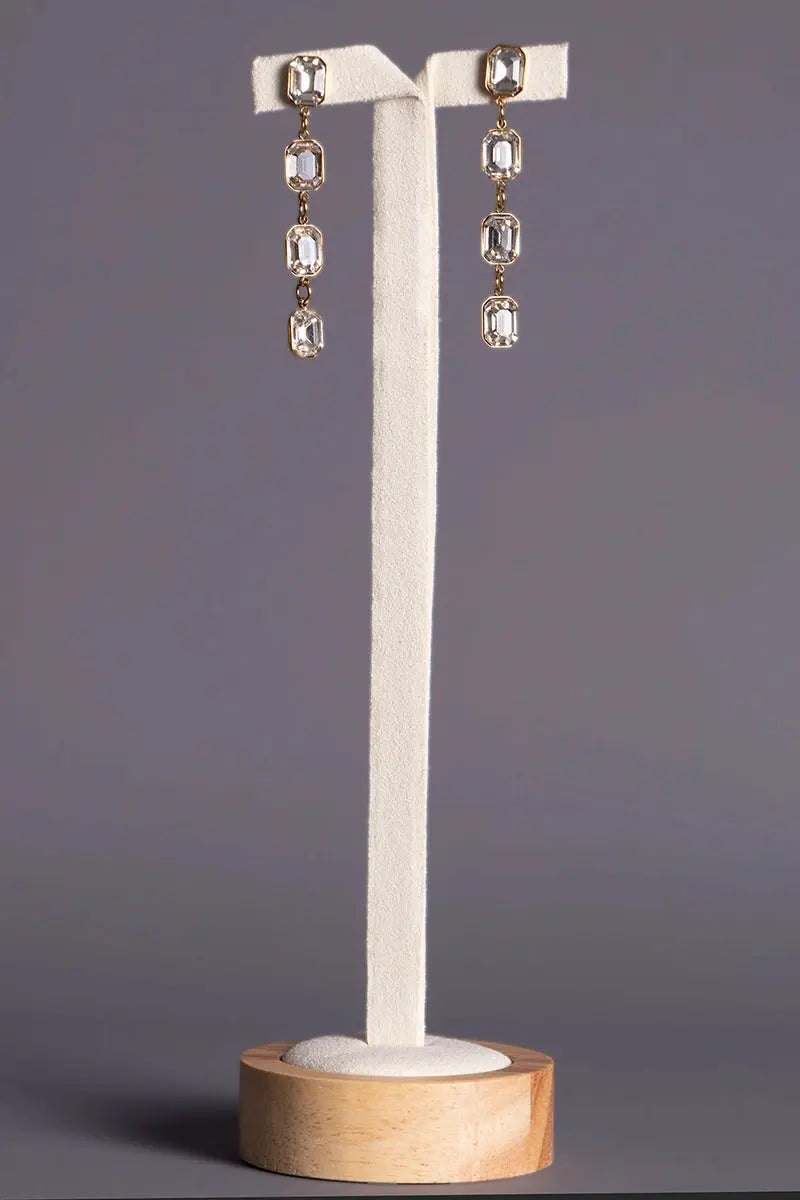 boucles d'oreilles pendante de soirée pour caftan marocain 
