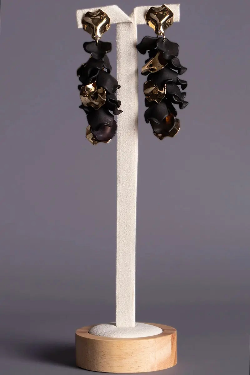 boucles orientales femmes noires et ors
