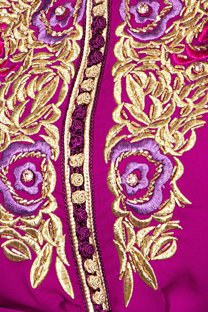 broderie numérique pour caftan marocain