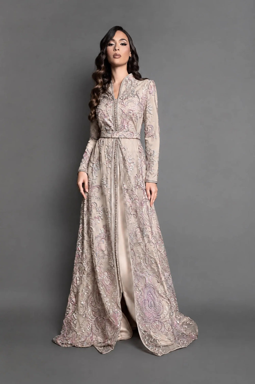 Caftan de luxe en dentelle haute gamme Beauty MODE & CAFTAN