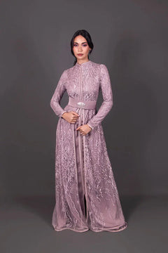 caftan marocain femme col maho en dentelle haute gamme pour mariage arabe