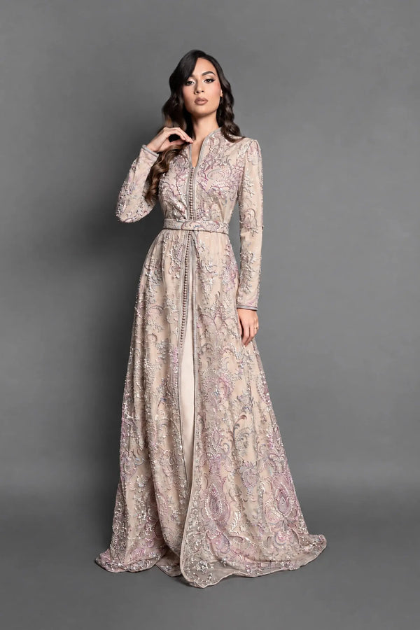 Caftan de luxe en dentelle haute gamme Beauty MODE & CAFTAN