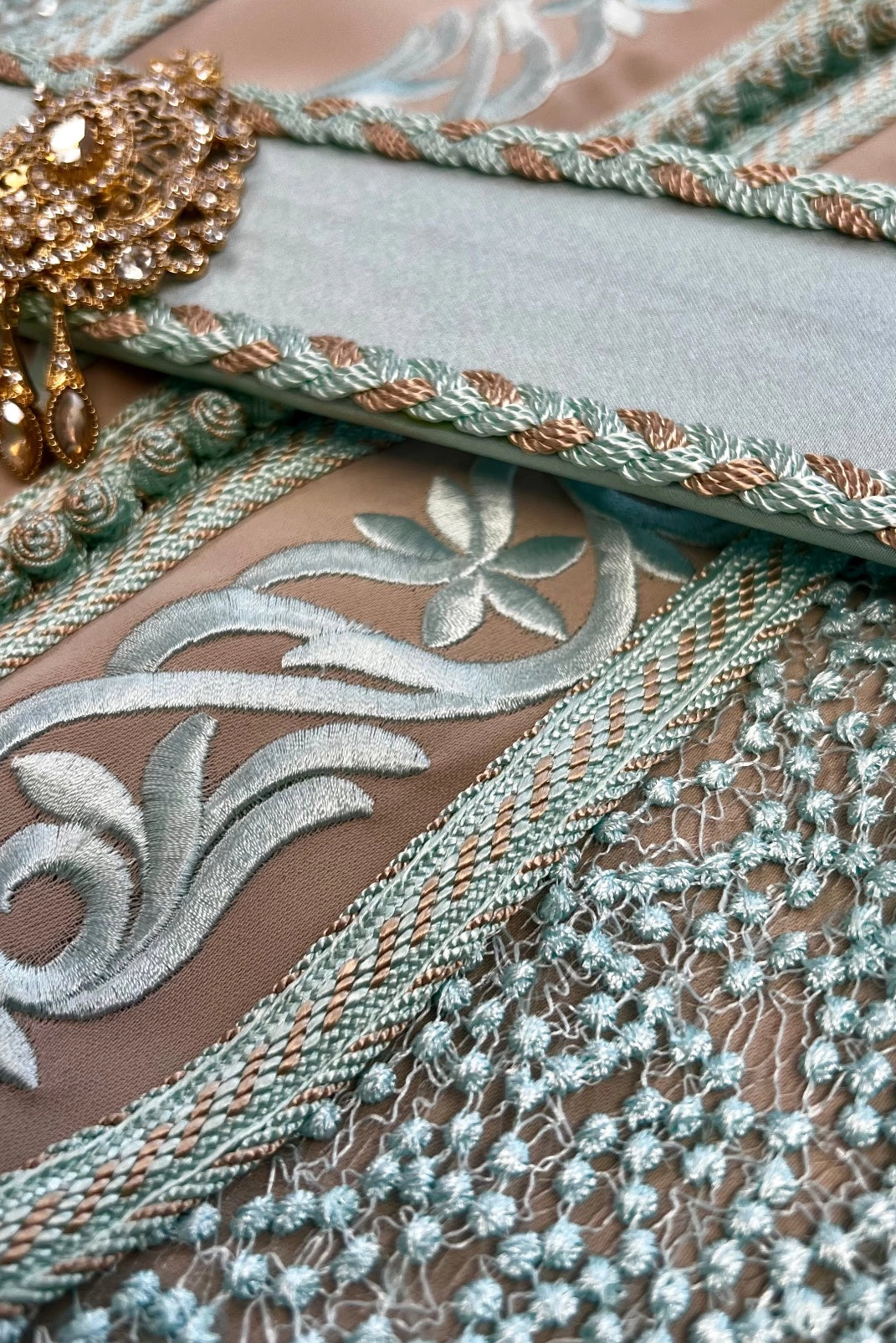 caftan marocain broderien ceinture artisanale marocaine 