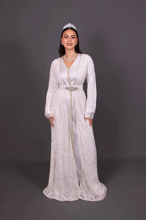 Caftan Ameera – Hochzeitstakchita|Marokkanischer Damen-Caftan MODE & CAFTAN