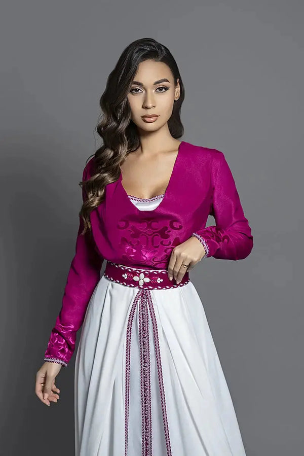 caftano da donna con scollo a cappuccio in vendita online
