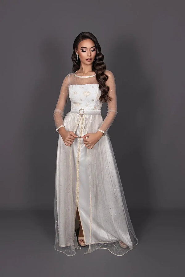 caftan marocain moderne de mariage 