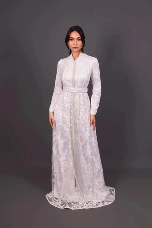 Caftan marocain haute couture pour femme