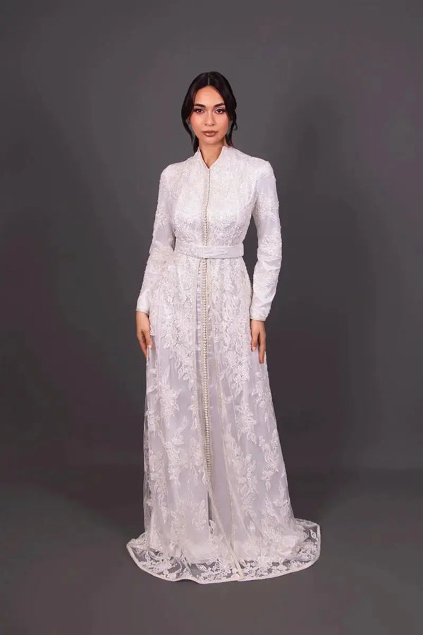 Caftan marocain haute couture pour femme