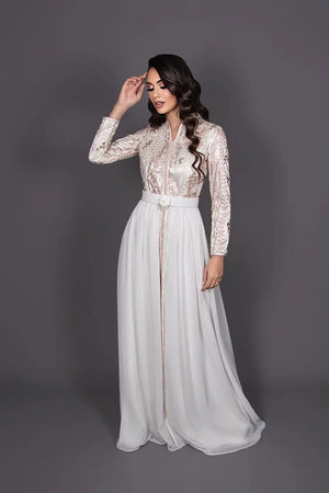 Moroccan kaftan dress for a young woman, for weddings and engagements