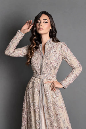 Caftan de luxe en dentelle haute gamme Beauty MODE & CAFTAN