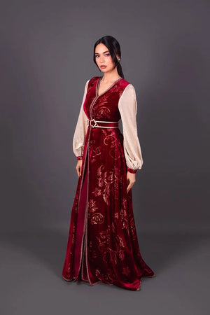 Goldener CAFTAN ORAPHYNE – MODE & CAFTAN