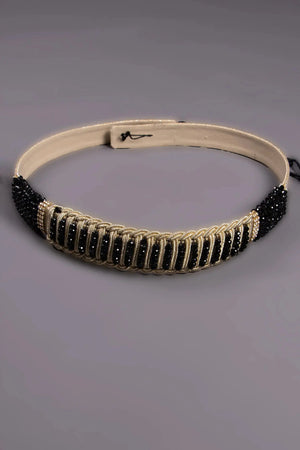 Ceinture marocaine artisanale tressé à la main pour caftan marocain 