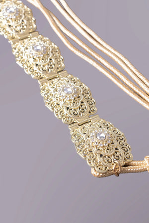 Ceinture dorée pour caftan Ryad MODE & CAFTAN