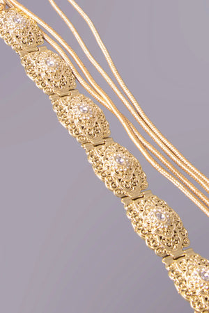 Ceinture dorée pour caftan Ryad MODE & CAFTAN
