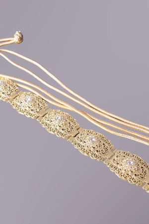 Ceinture dorée pour caftan Ryad MODE & CAFTAN