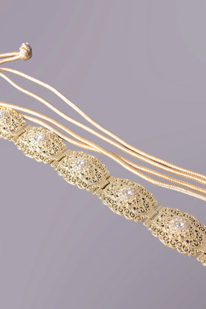 Ceinture dorée pour caftan Ryad MODE & CAFTAN