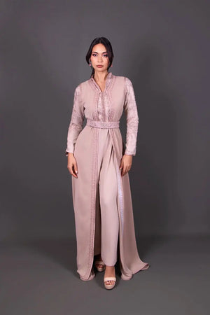 طقم Dusty Pink للأزياء والقفطان