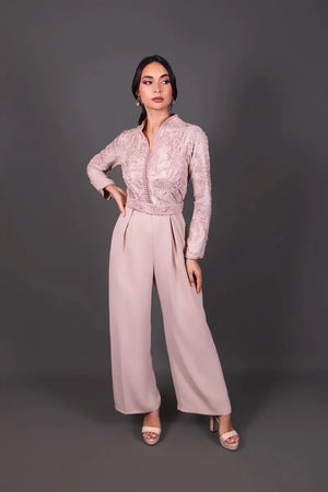 طقم Dusty Pink للأزياء والقفطان