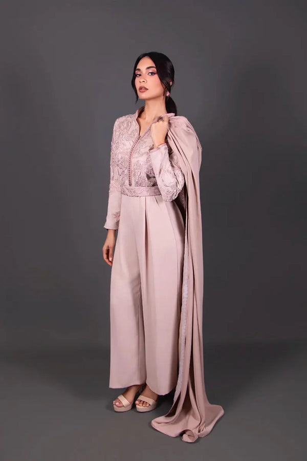 طقم Dusty Pink للأزياء والقفطان