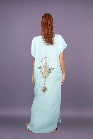 ABITO AKIRA AZZURRO CIELO MODA & CAFTANO