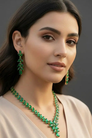 Parure Emeraude, parure du soir MODE & CAFTAN