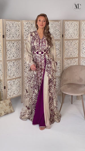 Ryeme Kaftan, three-piece Takchita