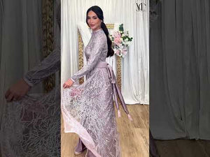 Caftan Amethysse, idealer Caftan für Hijab-Trägerinnen