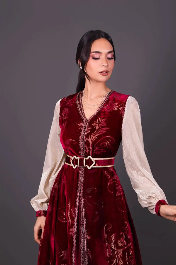 Goldener CAFTAN ORAPHYNE – MODE & CAFTAN