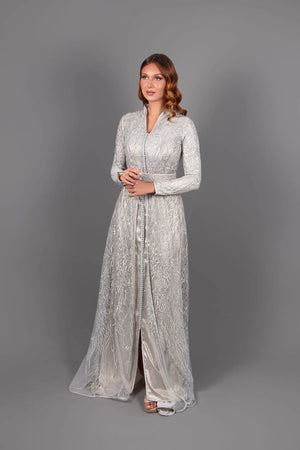 robe caftan femme ajustée pour mariage 