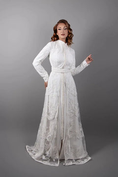 robe caftan musulmane femme voilée 