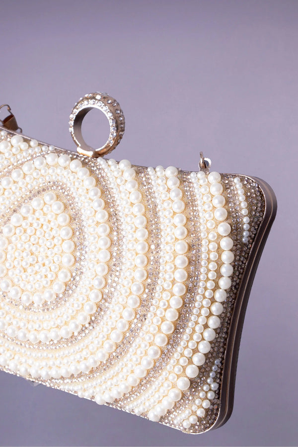 Sac de soirée goldy pearl MODE & CAFTAN