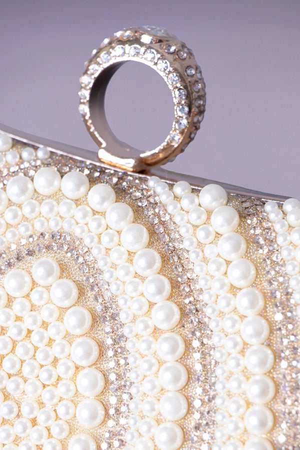 Sac de soirée goldy pearl MODE & CAFTAN