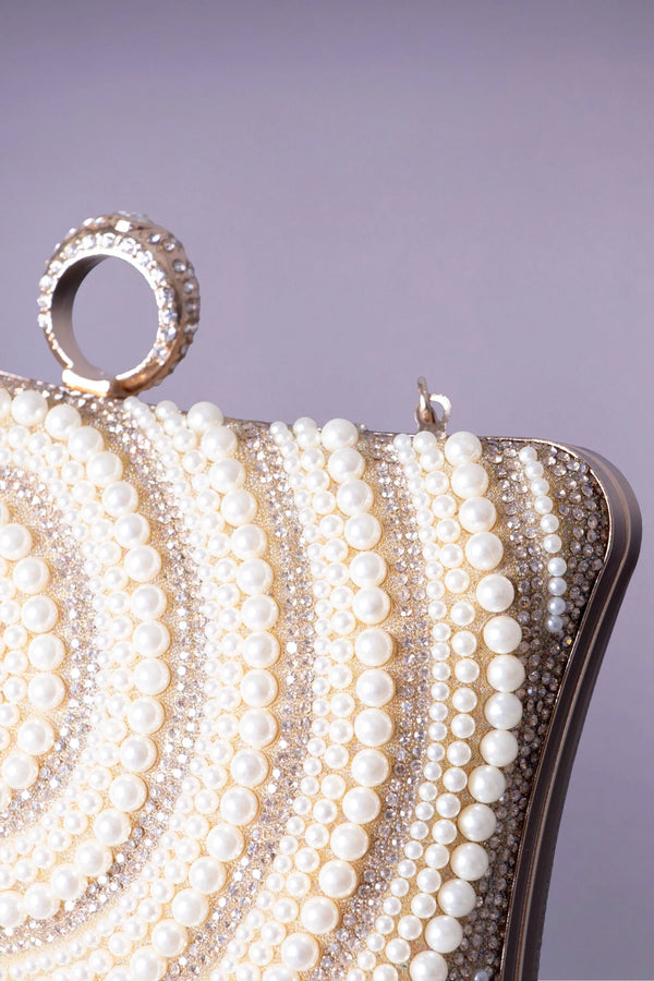 Sac de soirée goldy pearl MODE & CAFTAN