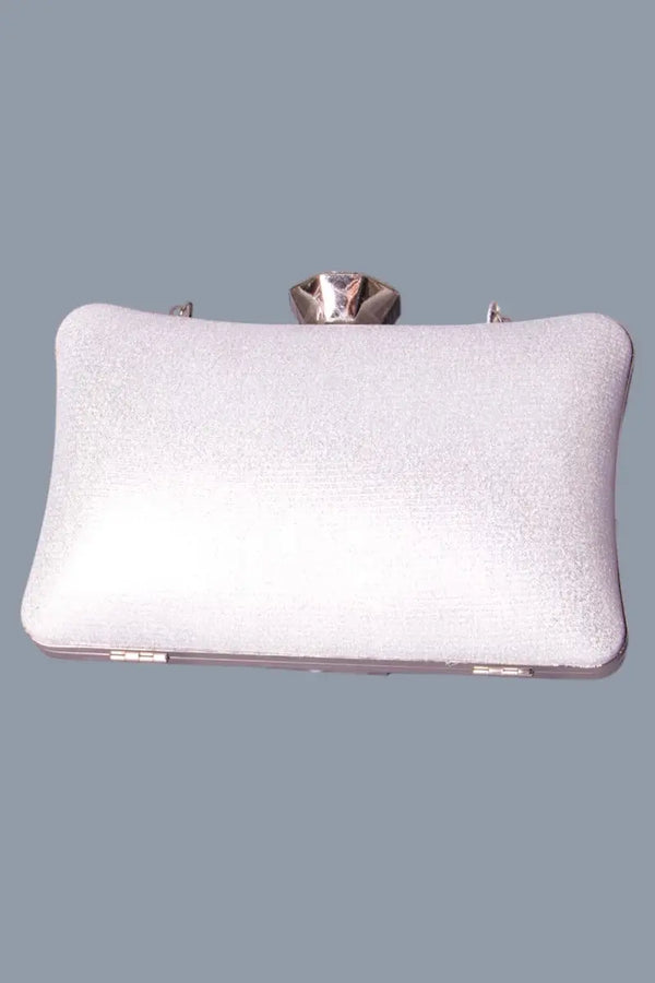 Sac de soirée femme perle et argent MODE & CAFTAN