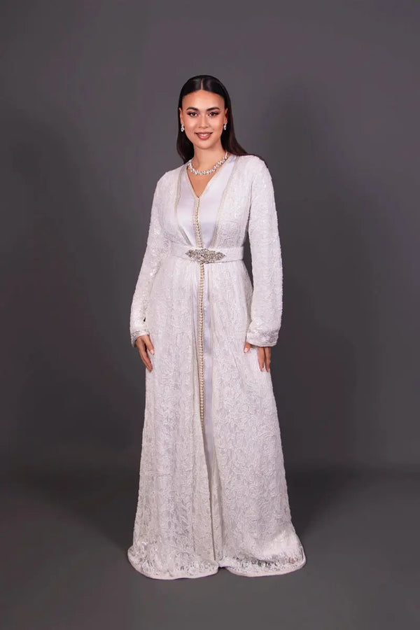 Caftan Ameera – Hochzeitstakchita|Marokkanischer Damen-Caftan MODE & CAFTAN
