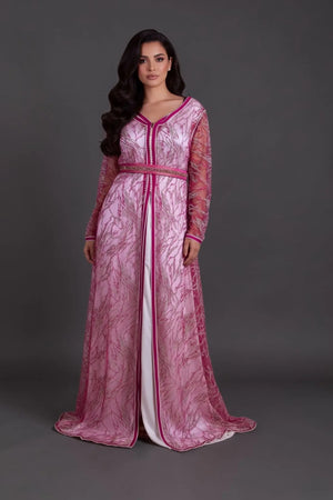 takchita-marocaine-dentelle-fushia